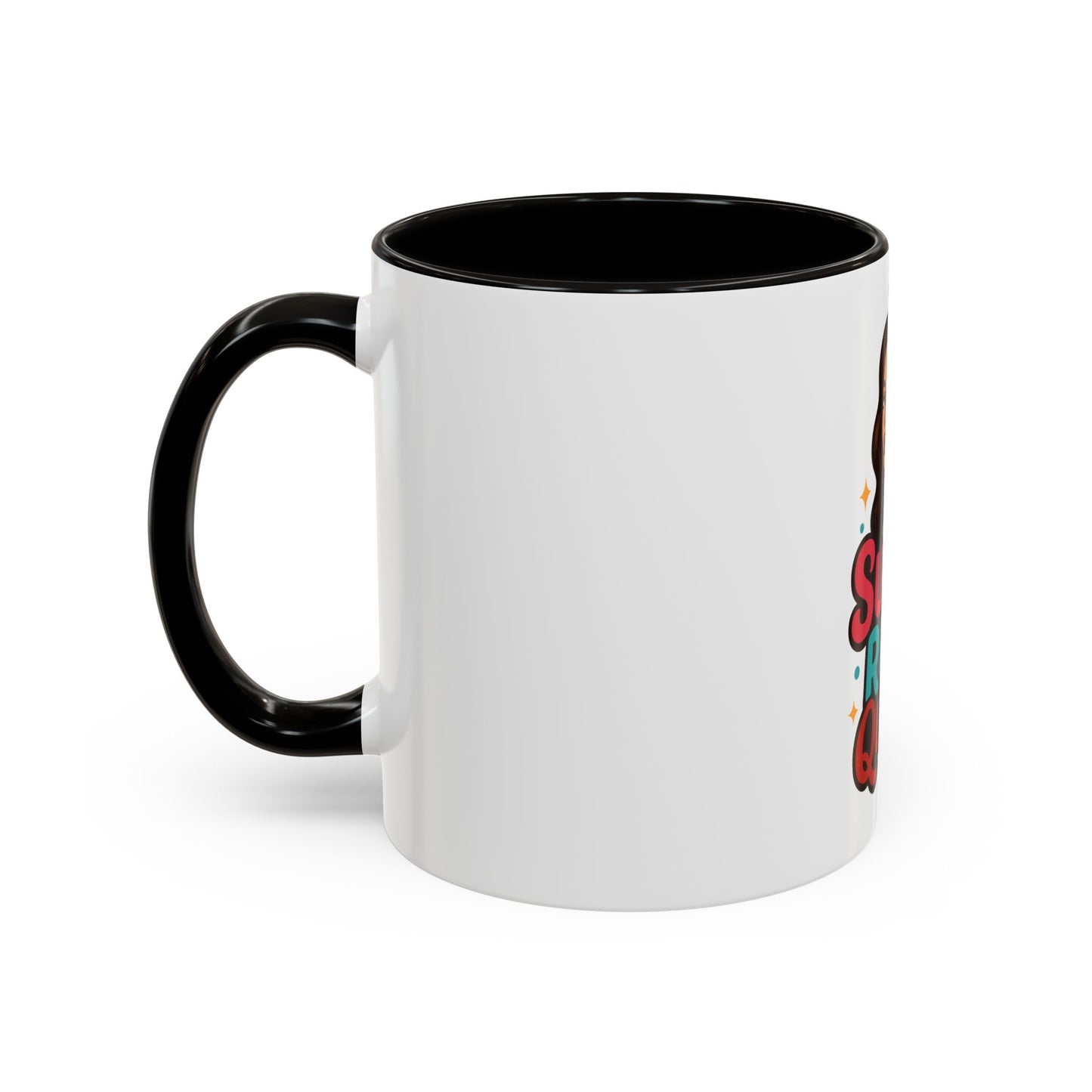 Colorful Sugar Rush Queen Mug, Fun Gift for Sweet Lovers, Cute Coffee Cup, Birthday, Celebration, Drinkware