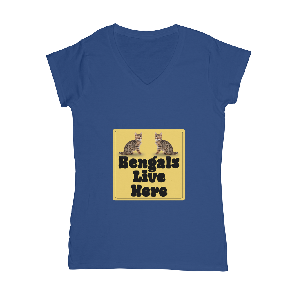 Bengals Classic Women's V-Neck T-Shirt