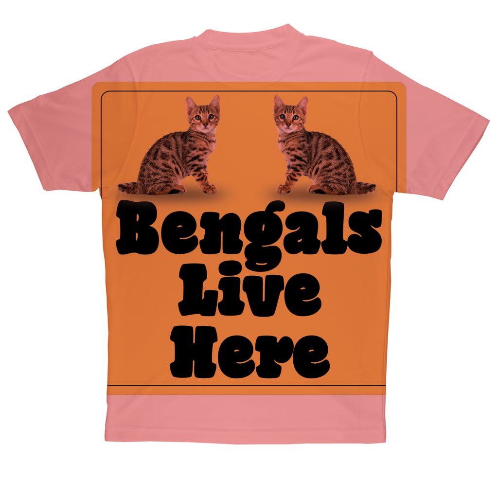 Bengals Sublimation Performance Adult T-Shirt