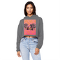 Best Friend Cropped Raw Edge Boyfriend Hoodie