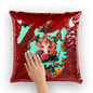 Harmonious Sequin Cushion Cover