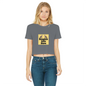 Bengals Classic Women's Cropped Raw Edge T-Shirt