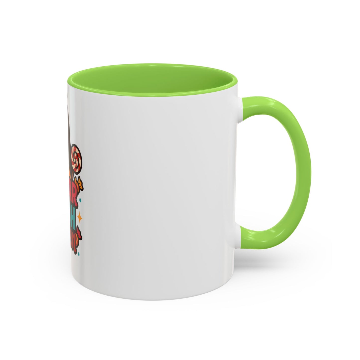 Colorful Sugar Rush Queen Mug, Fun Gift for Sweet Lovers, Cute Coffee Cup, Birthday, Celebration, Drinkware