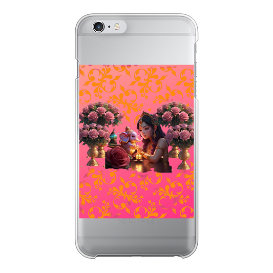 Best Friend Back Printed Transparent Hard Phone Case