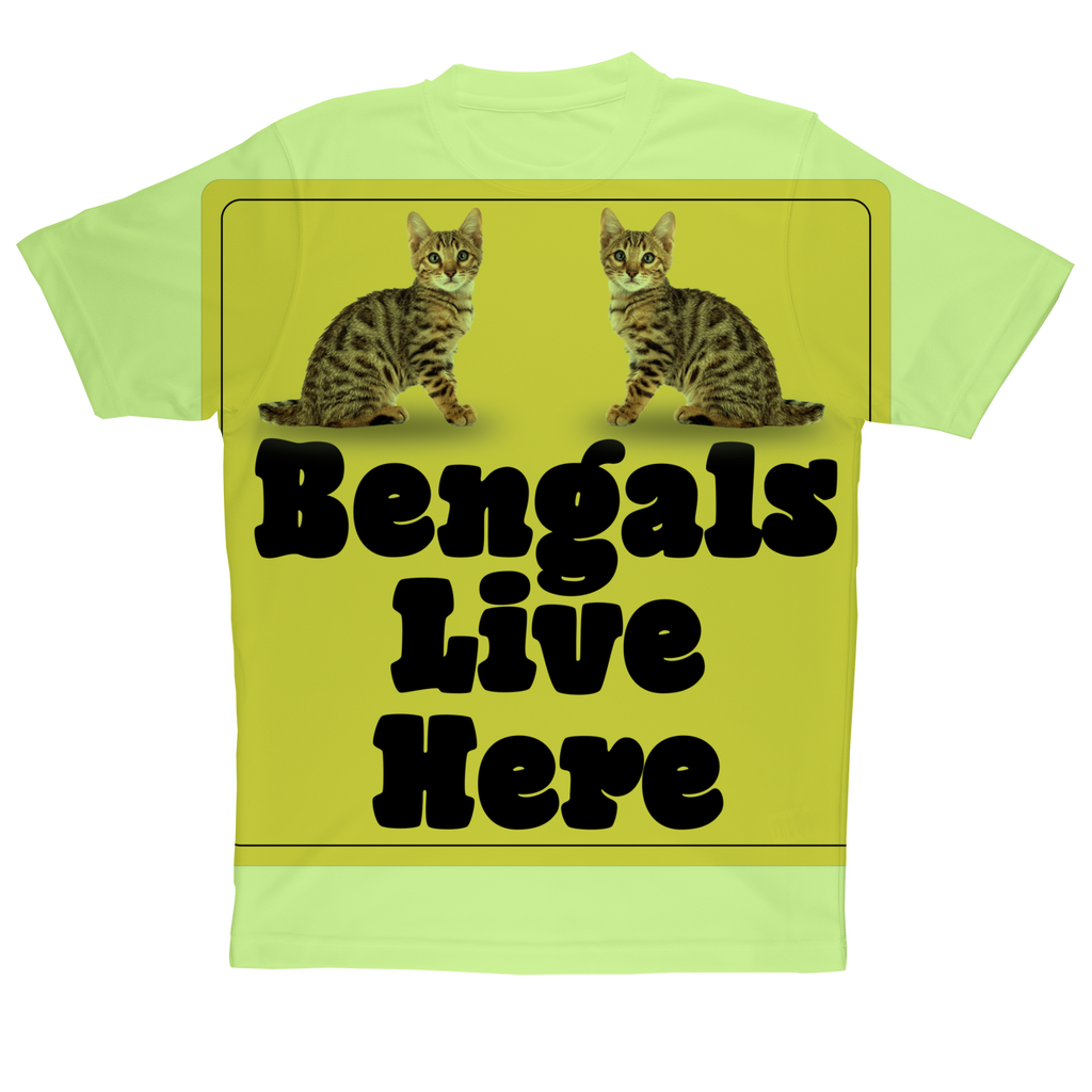 Bengals Sublimation Performance Adult T-Shirt