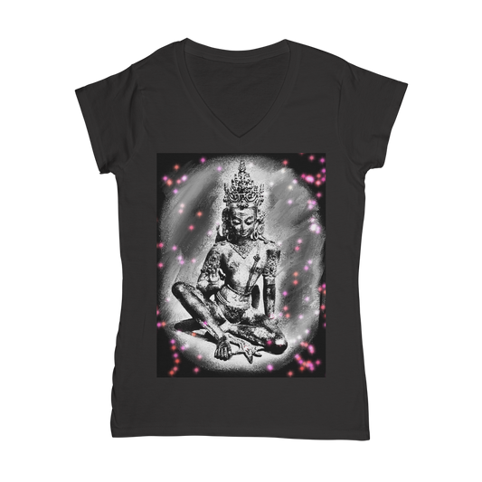 Good Fortune Classic Women's V-Neck T-Shirt