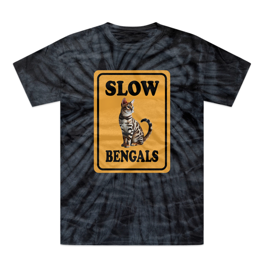 slow bengals Tonal Spider Tie-Dye T-Shirt