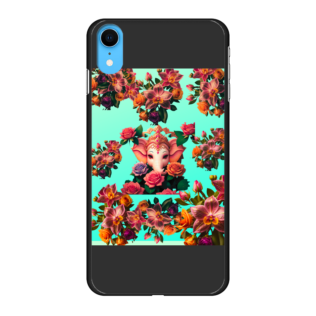 Harmonious Back Printed Black Hard Phone Case