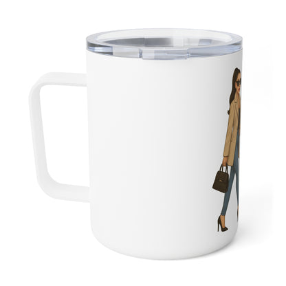 Chic Insulated Coffee Mug | Trendy Beverage Container for Fashion Lovers, Gift for Her, Travel Mug, Stylish Evening Accessory, [...]