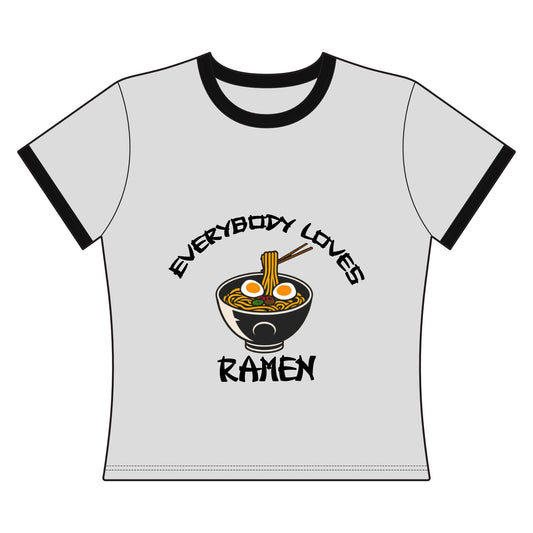 Everybody Loves Ramen Women's Ringer Tee