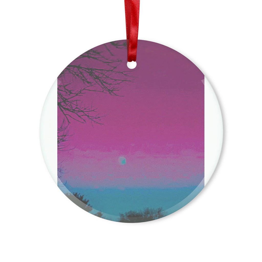 Twilight Glass Hanging Ornament