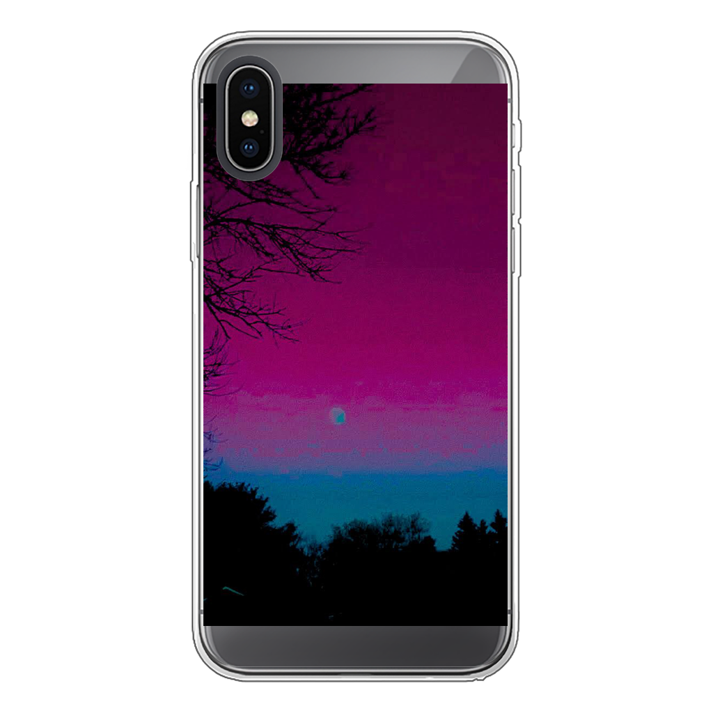 Twilight Back Printed Transparent Soft Phone Case