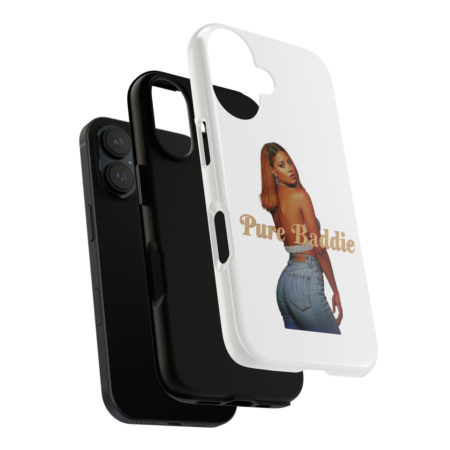 Stylish Phone Case for Trendsetters, Pure Baddie Phone Cover, Protective Case, Fashion Accessory, Unique Gifts for Her