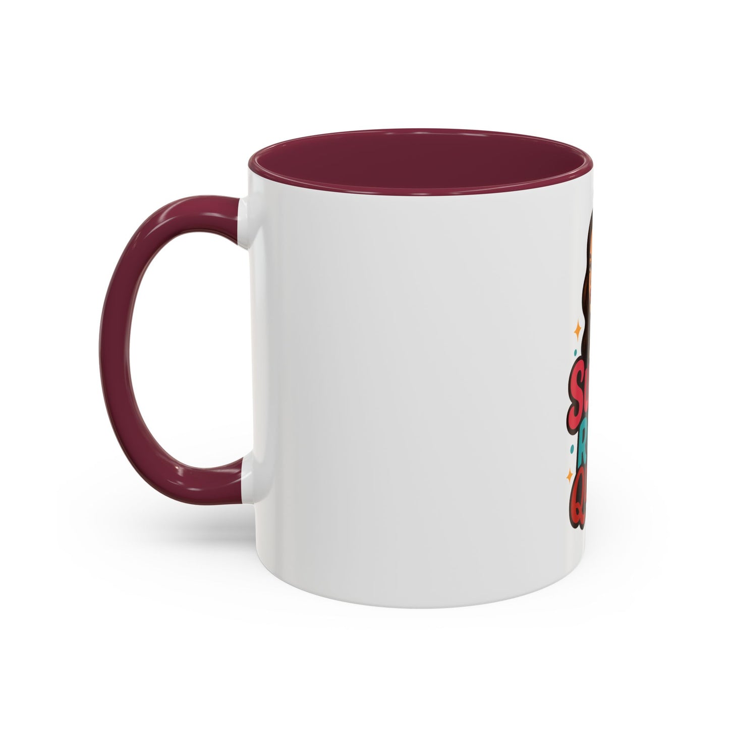 Colorful Sugar Rush Queen Mug, Fun Gift for Sweet Lovers, Cute Coffee Cup, Birthday, Celebration, Drinkware