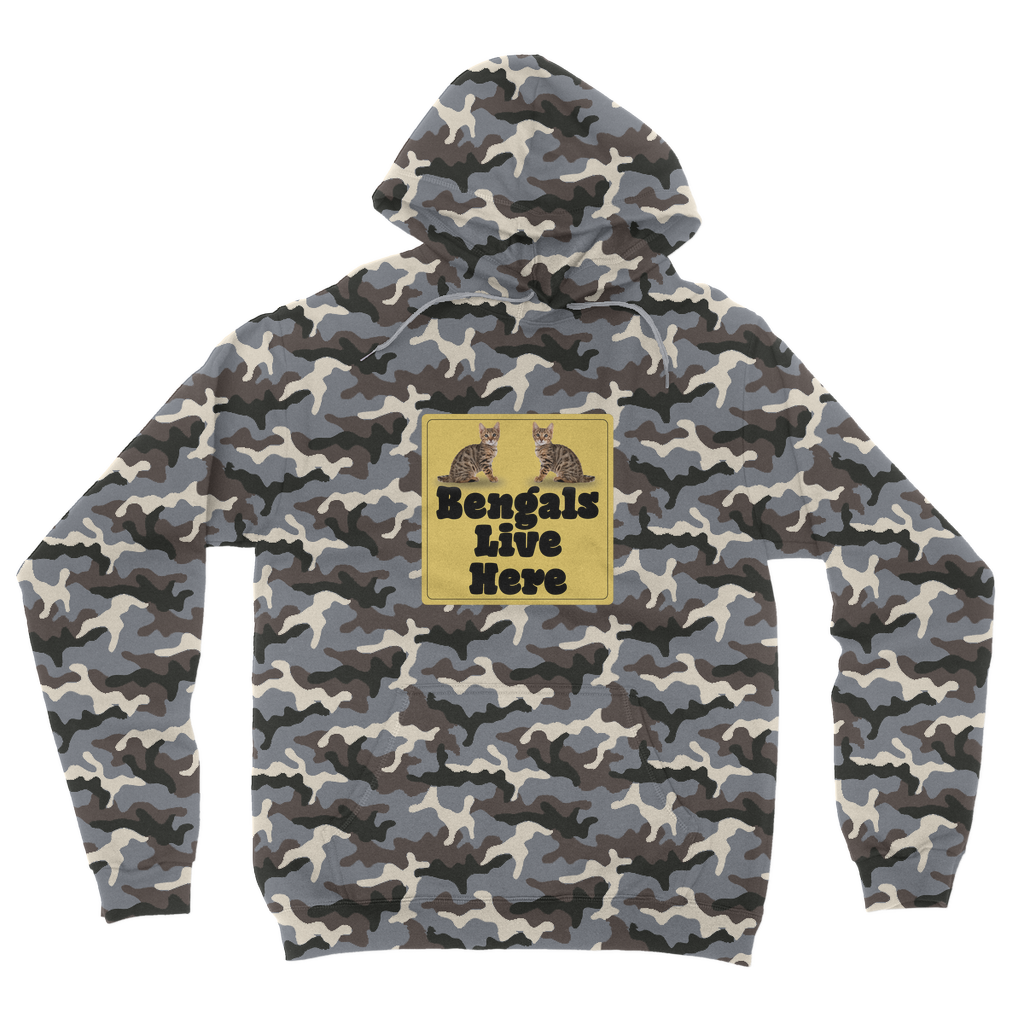 Bengals Camouflage Adult Hoodie