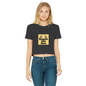 Bengals Classic Women's Cropped Raw Edge T-Shirt