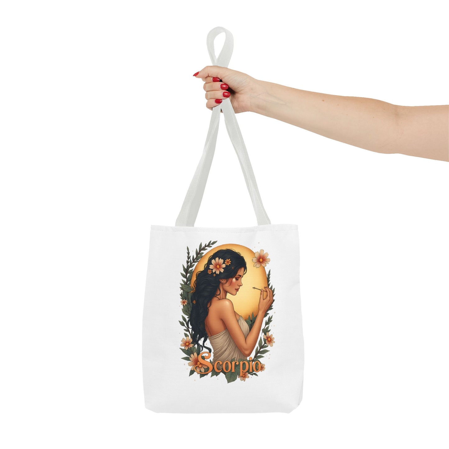 Scorpio  Tote Bag — Floral Astrological Gift