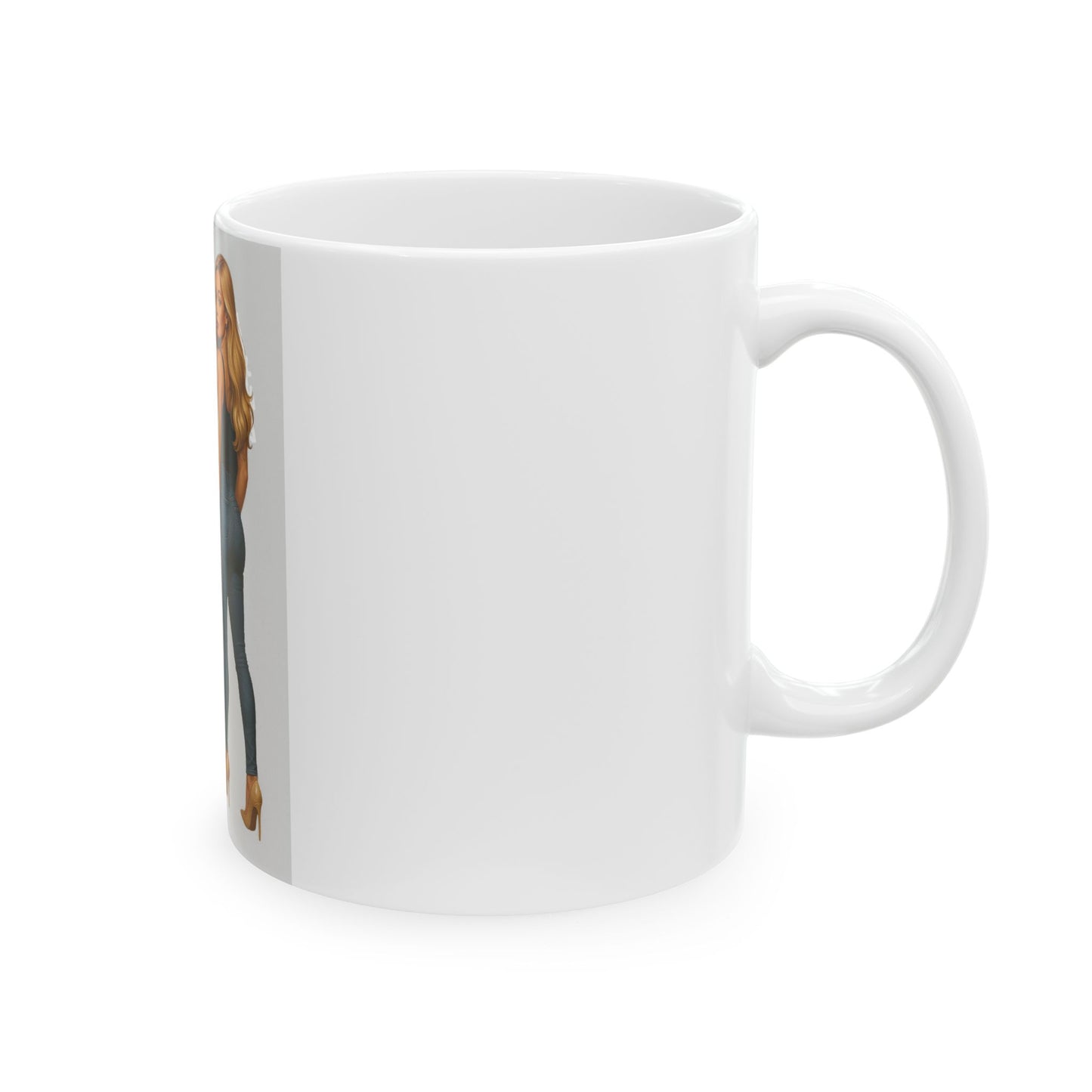 Pretty Not Petty Ceramic Mug | Gift for Friends, Coffee Lovers, Stylish Drinkware, Empowerment Mug, Fun Office Decor