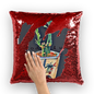 Good Luck Sequin Cushion Cover