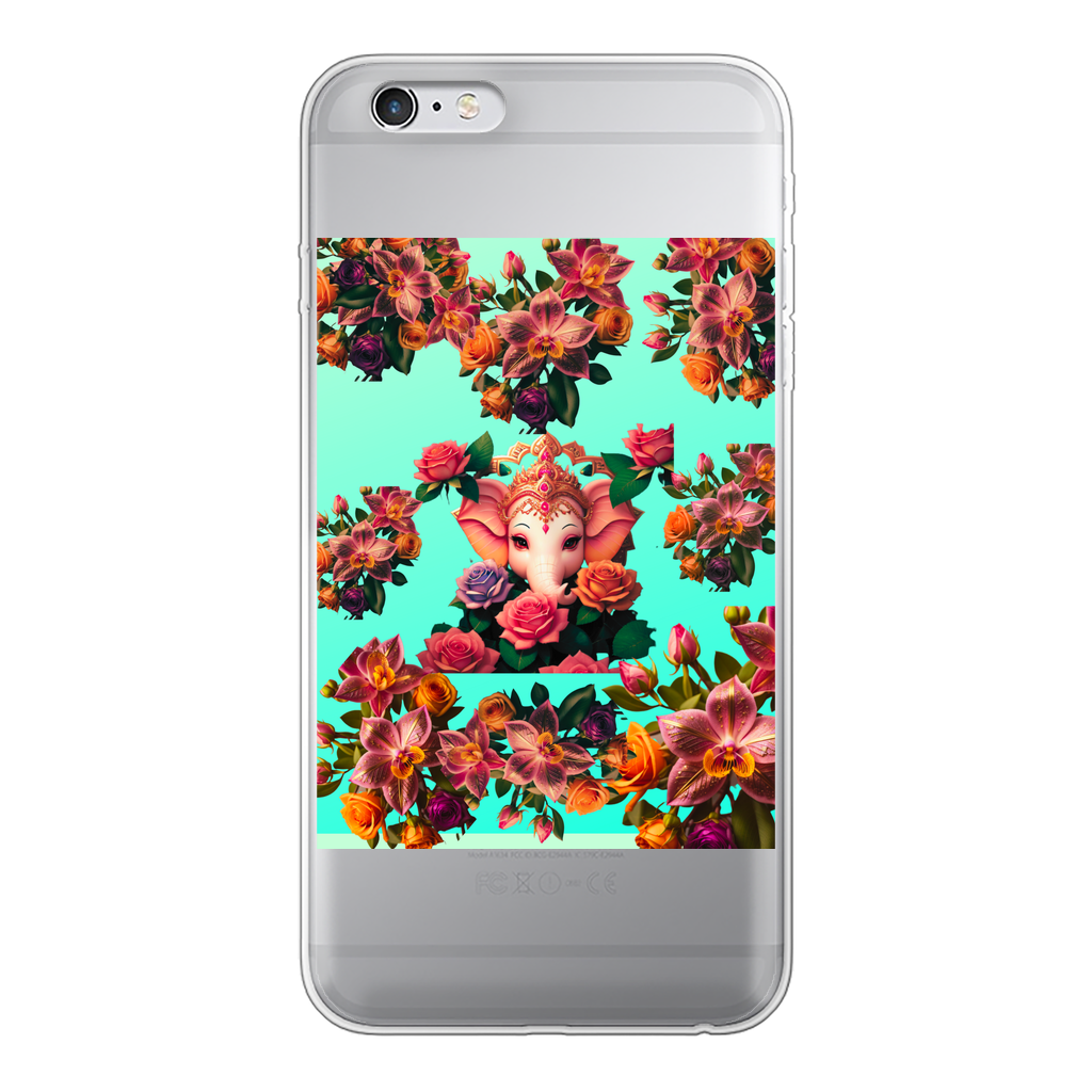 Harmonious Back Printed Transparent Soft Phone Case