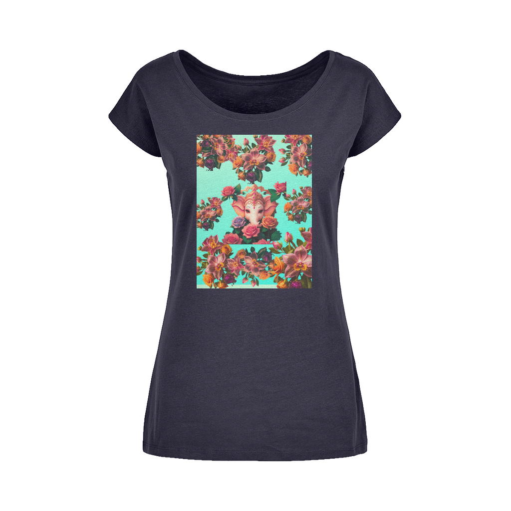 Harmonious Wide Neck Womens T-Shirt XS-5XL