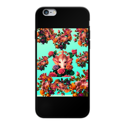 Harmonious Back Printed Black Soft Phone Case