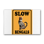 slow bengals Premium Stretched Canvas