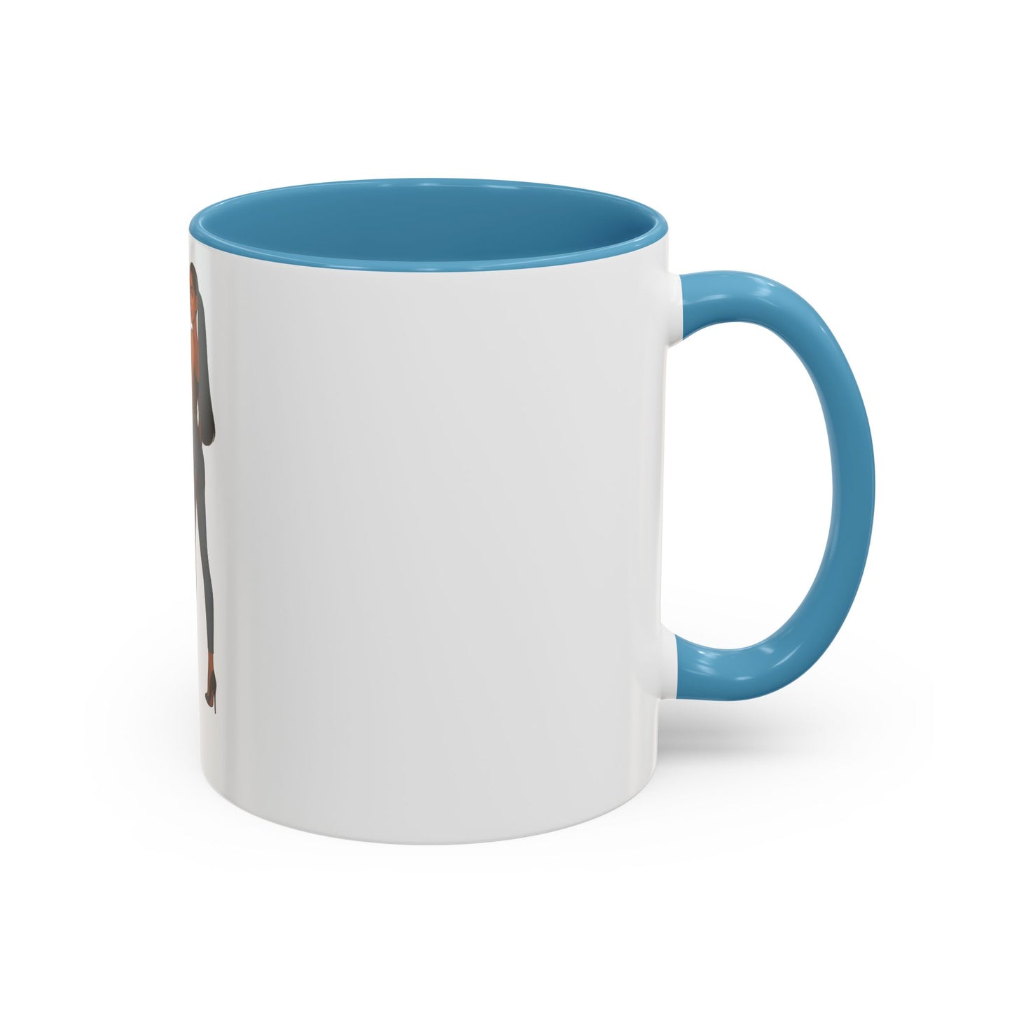 Chic Accent Coffee Mug, Eye-Catching Mug for Coffee Lovers, Perfect Gift for Her, Stylish Drinkware, All Eyes Always Design