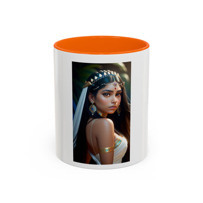 Mystic Jewel Princess  Coffee Mug — Elegant Feminine Art Ceramic