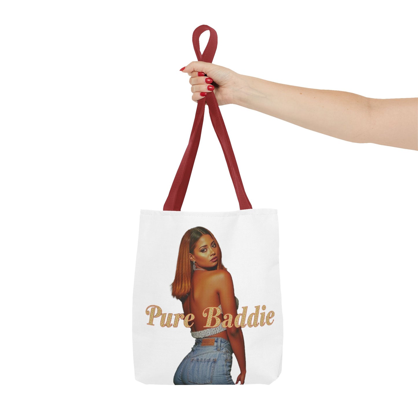 Stylish Tote Bag - Pure Baddie | Trendy Accessory for Fashion Lovers, Summer Outings, Festivals, Gift for Friends, Everyday Use