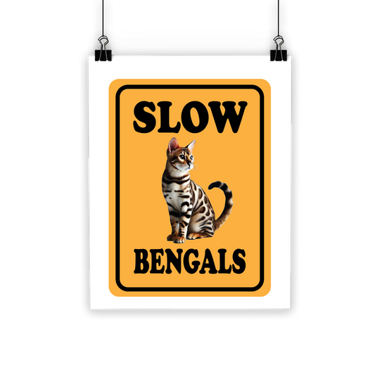 slow bengals Classic Poster