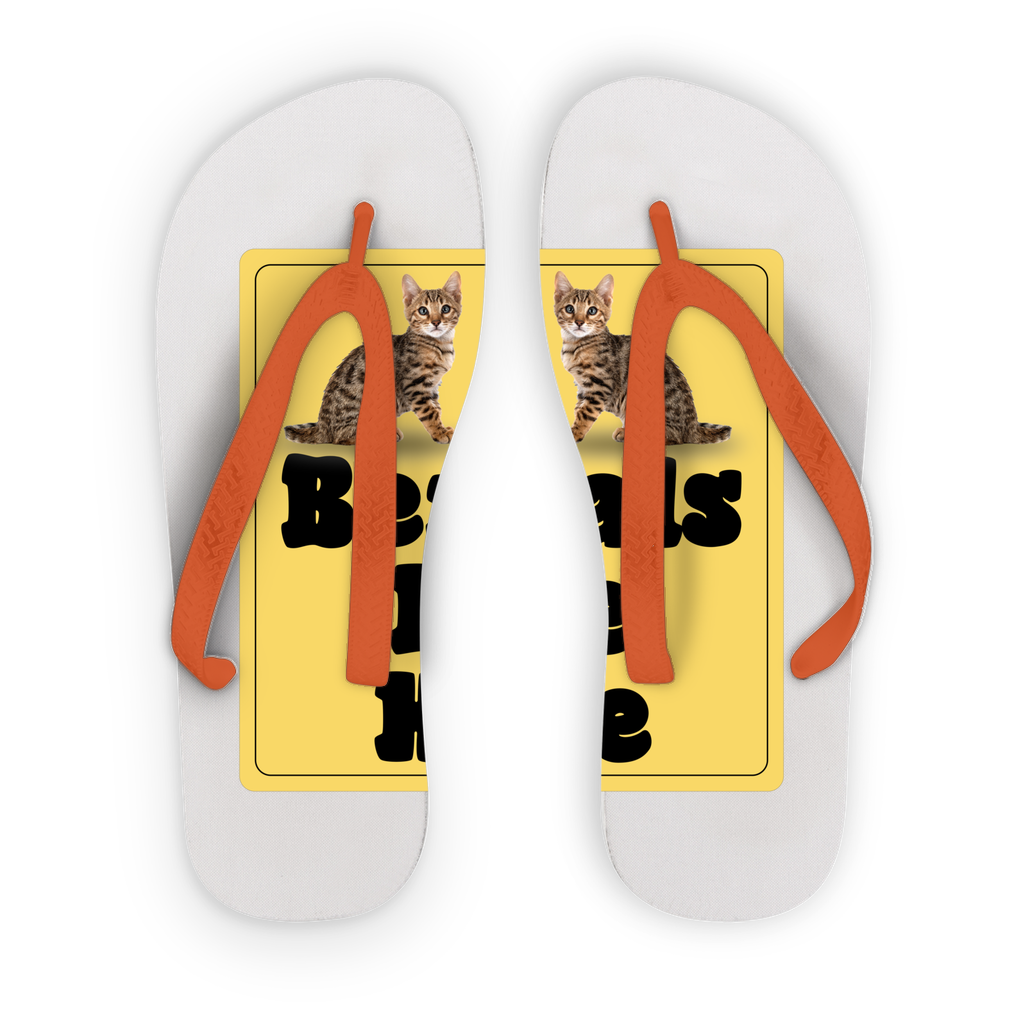 Bengals Adult Flip Flops