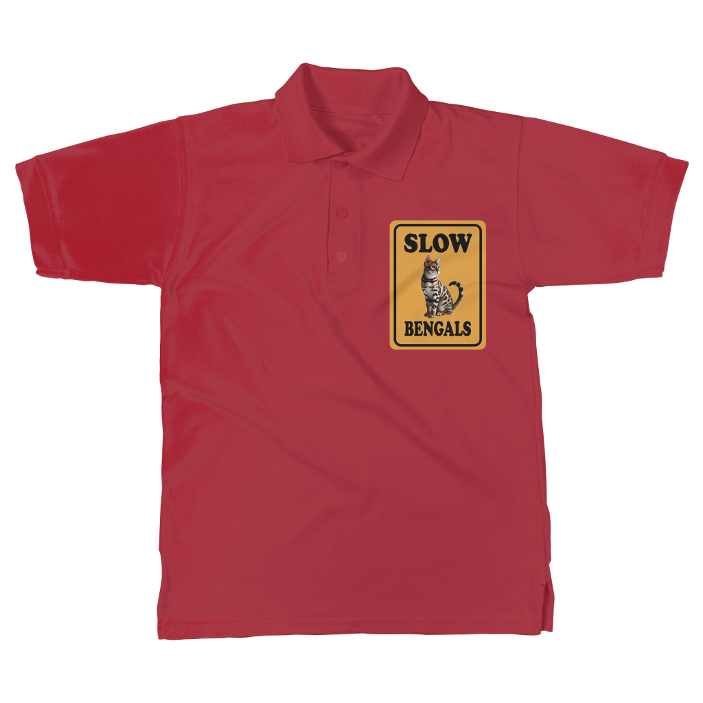 slow bengals Classic Adult Polo Shirt