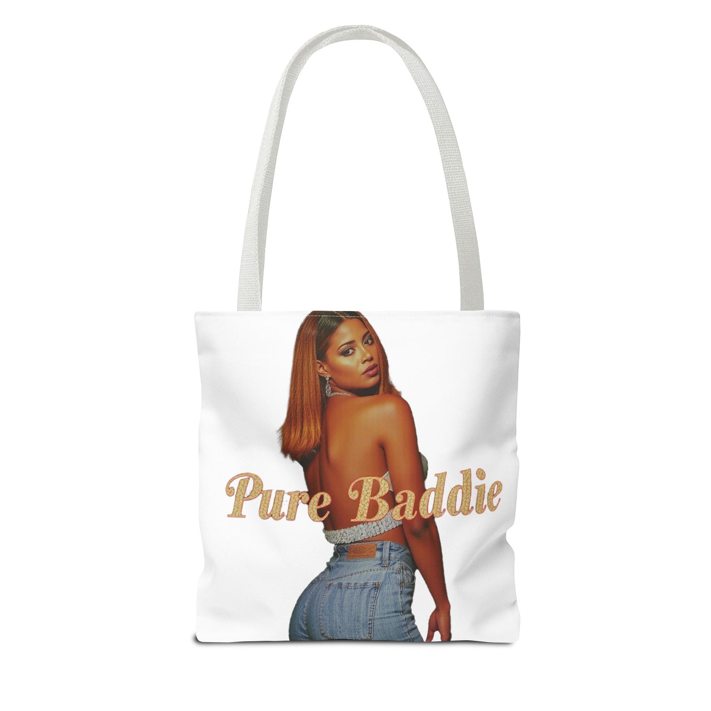 Stylish Tote Bag - Pure Baddie | Trendy Accessory for Fashion Lovers, Summer Outings, Festivals, Gift for Friends, Everyday Use