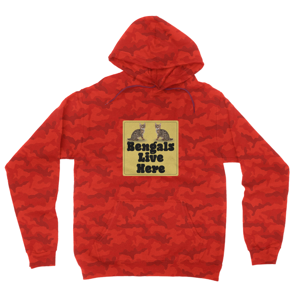 Bengals Camouflage Adult Hoodie