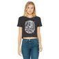 Good Fortune Classic Women's Cropped Raw Edge T-Shirt