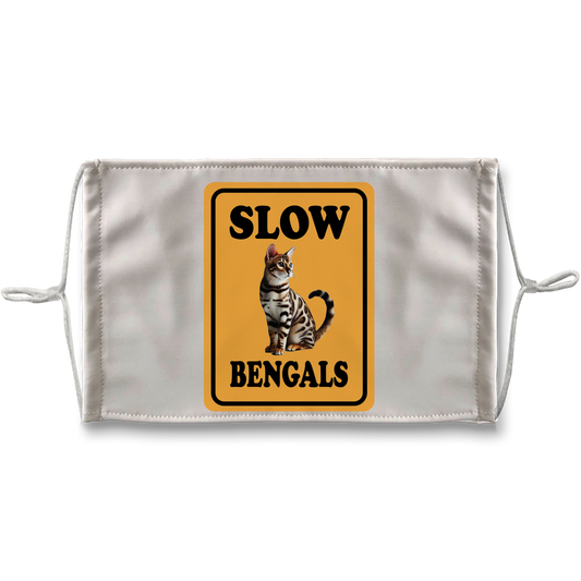 slow bengals Sublimation Face Mask