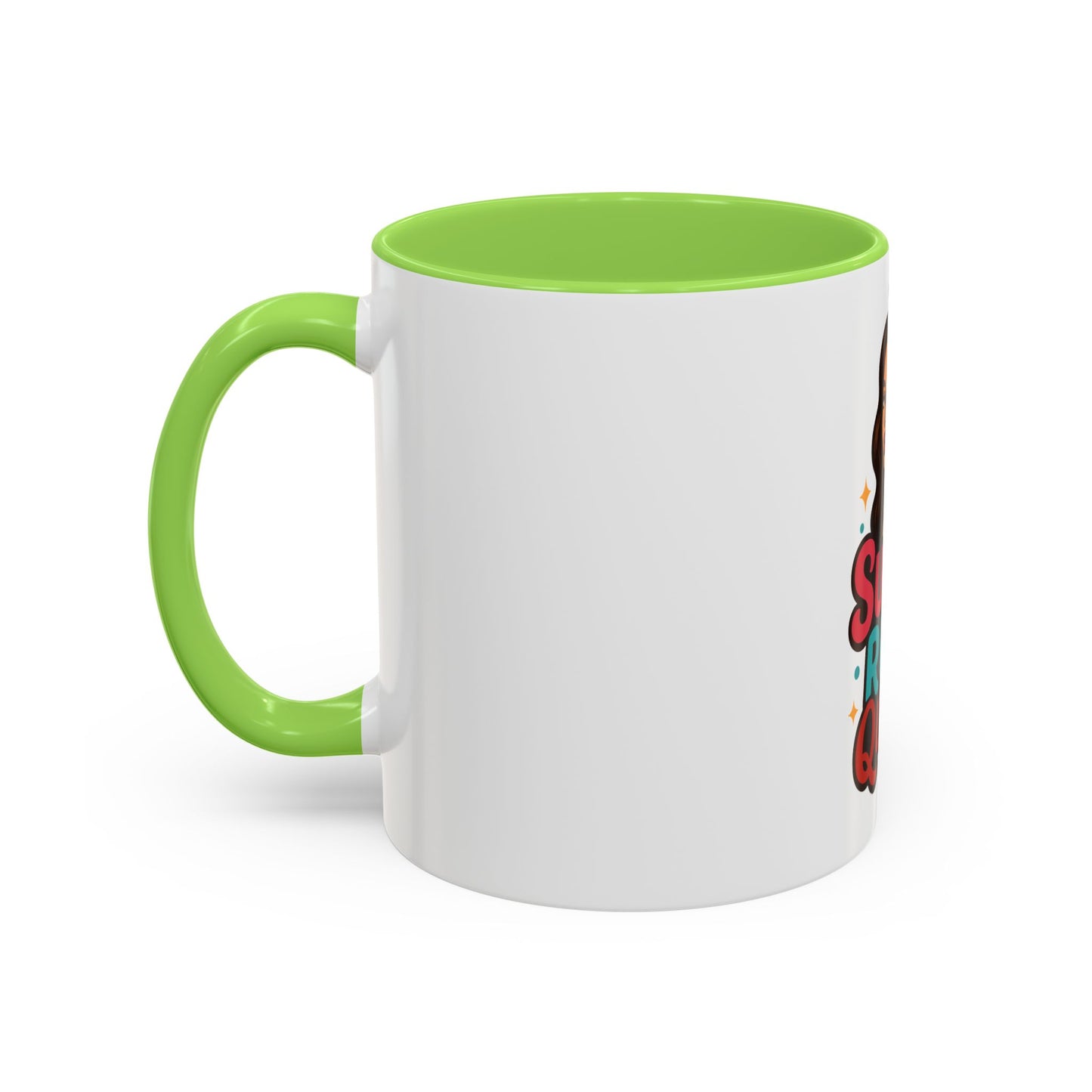 Colorful Sugar Rush Queen Mug, Fun Gift for Sweet Lovers, Cute Coffee Cup, Birthday, Celebration, Drinkware
