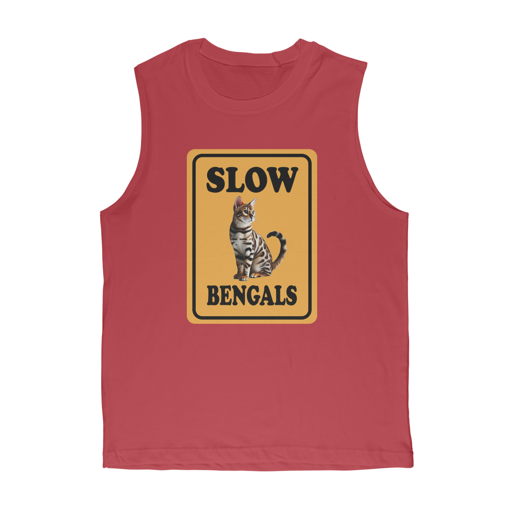 slow bengals Premium Adult Muscle Top