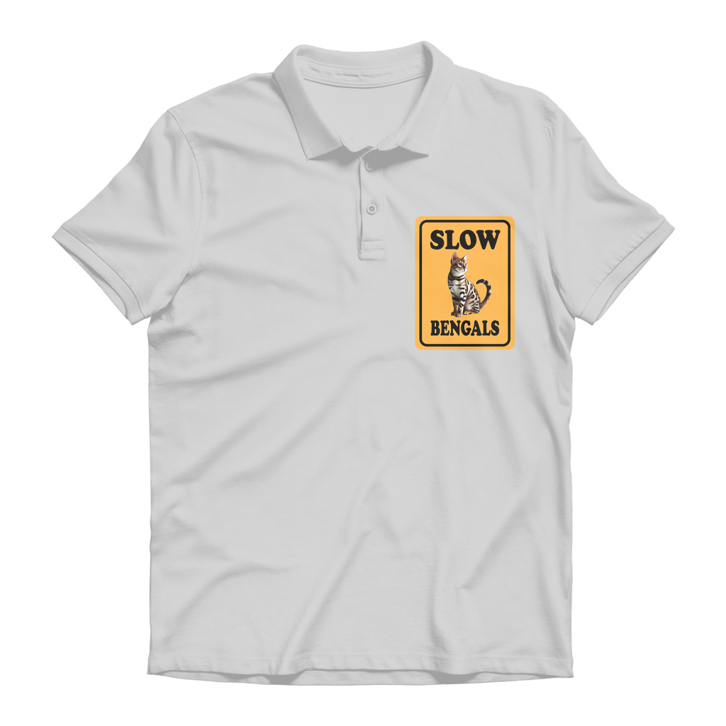 slow bengals Premium Adult Polo Shirt