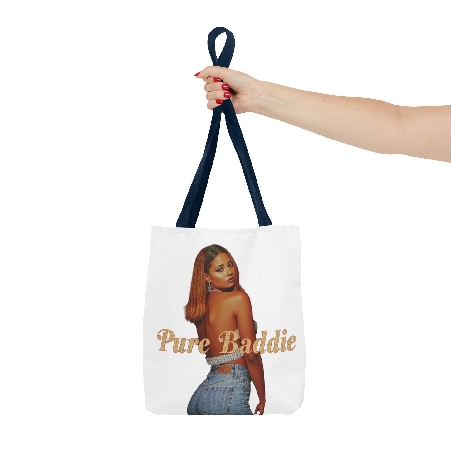 Stylish Tote Bag - Pure Baddie | Trendy Accessory for Fashion Lovers, Summer Outings, Festivals, Gift for Friends, Everyday Use
