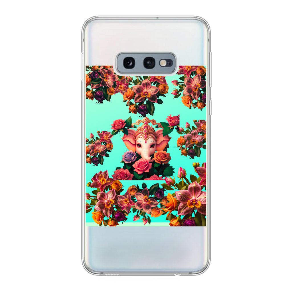 Harmonious Back Printed Transparent Soft Phone Case