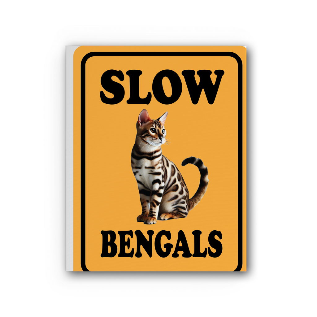 slow bengals Premium Stretched Canvas