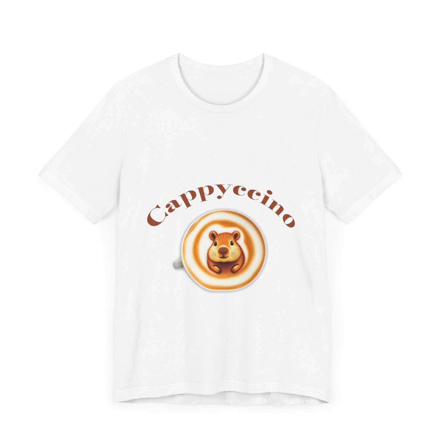 Cappyccino Bear Unisex Tee - Cute Coffee Lover Shirt
