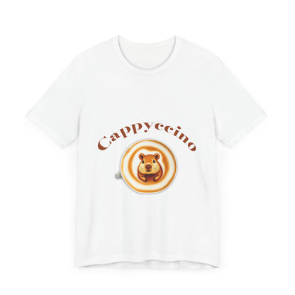 Cappyccino Bear Unisex Tee - Cute Coffee Lover Shirt