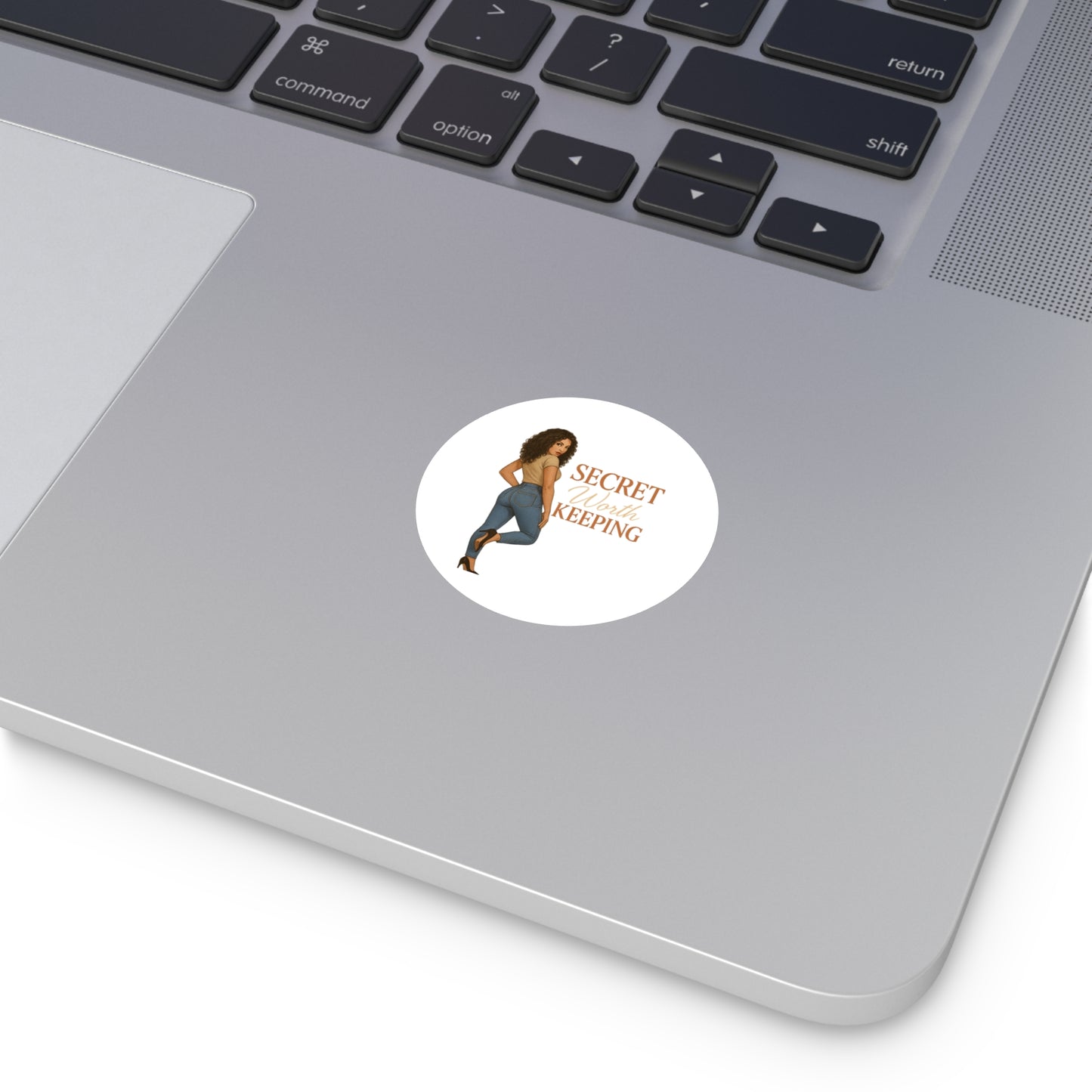 Round Vinyl Stickers - Secret Worth Keeping, Trendy Decor, Unique Gifts, Motivational Stickers, Fun Party Favors, Personalize Your Space