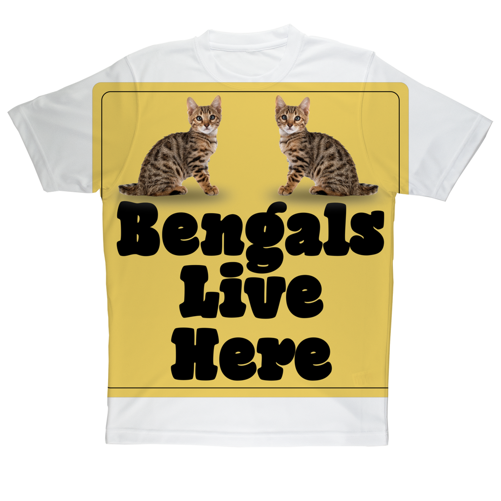 Bengals Sublimation Performance Adult T-Shirt