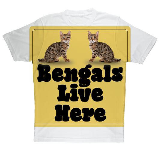 Bengals Sublimation Performance Adult T-Shirt