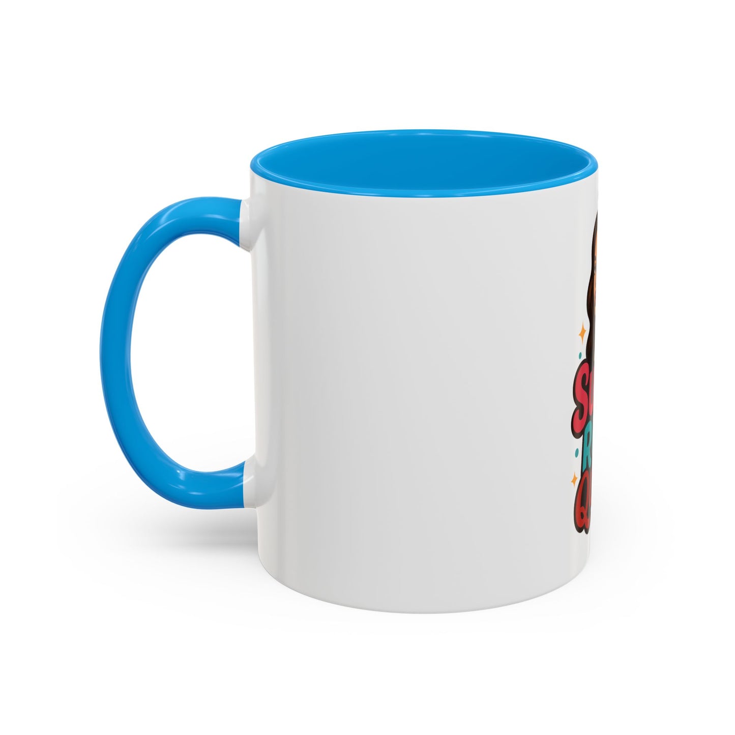 Colorful Sugar Rush Queen Mug, Fun Gift for Sweet Lovers, Cute Coffee Cup, Birthday, Celebration, Drinkware