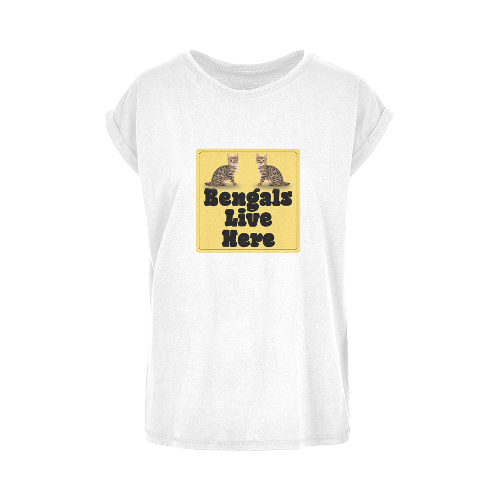 Bengals Women's Extended Shoulder T-Shirt XS-5XL